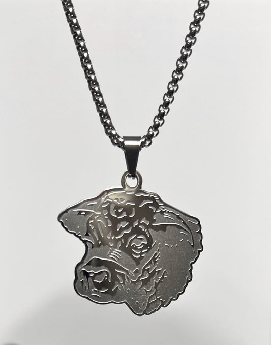 Cow- Stainless Steel Necklace and Pendant