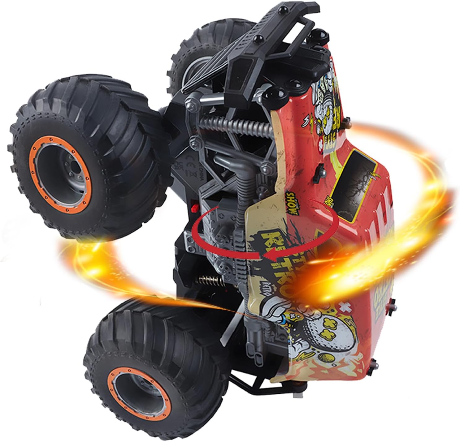 All Terrain Off-Road 2.4Ghz Remote Control Monster Truck with LED Lights (1:14)