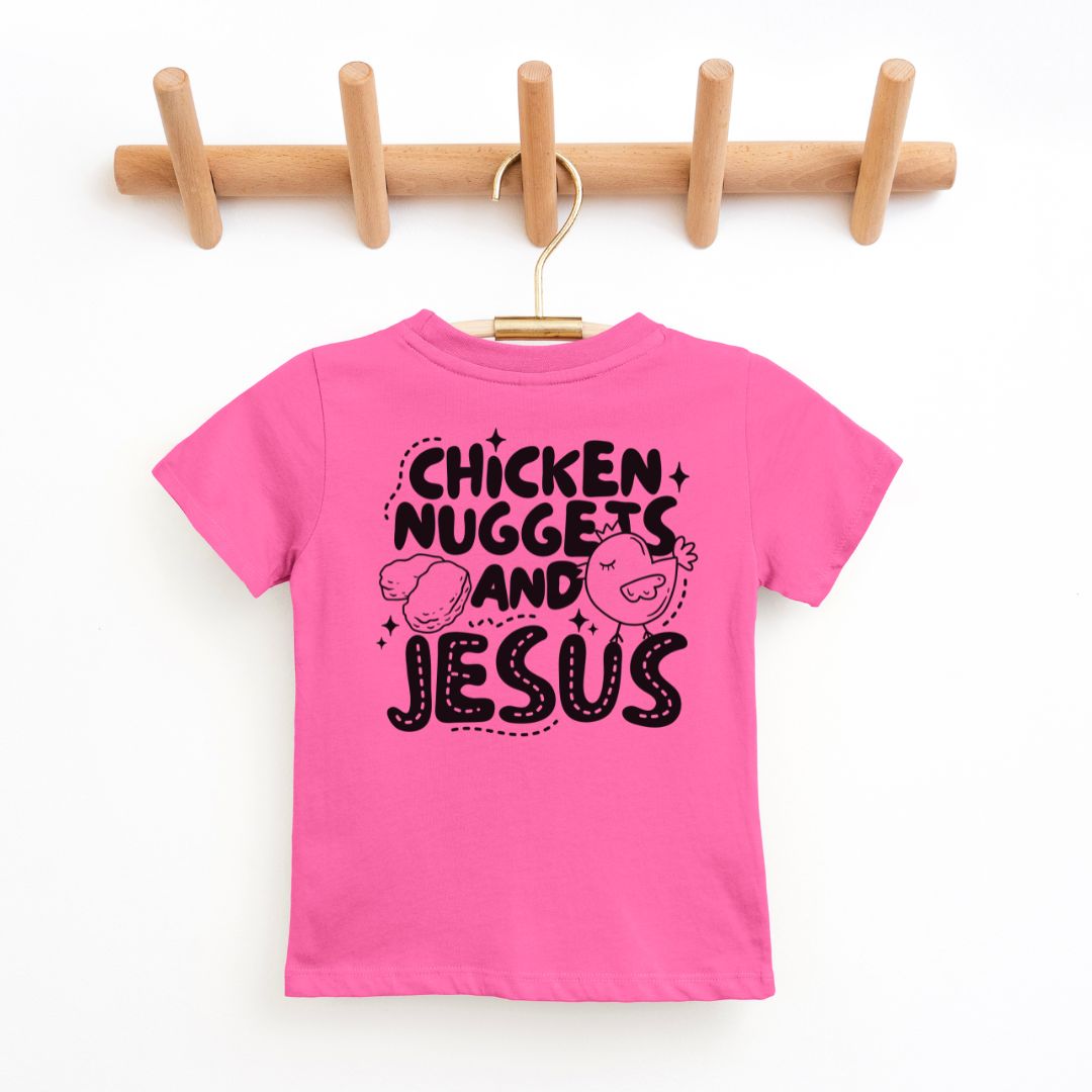 Child's Chicken Nuggets & Jesus Graphic T-shirt