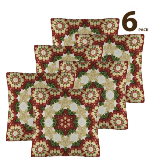 Christmas Flower Pillow Cases Throw Pillow Covers 18 x 18 inch