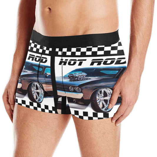 Hot Rod Muscle Car Men's All Over Print Boxer Briefs (Model L10)