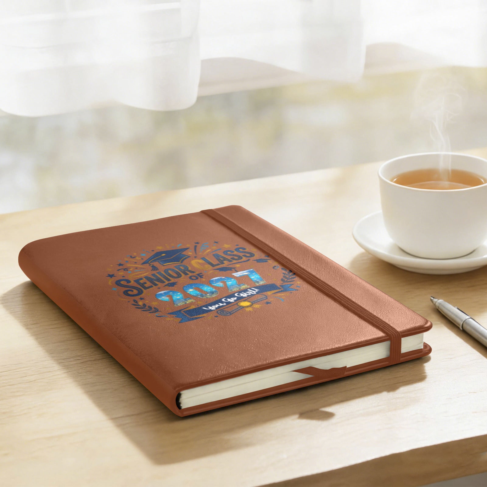 Class of 2027 Strap Notebook (Front Print)