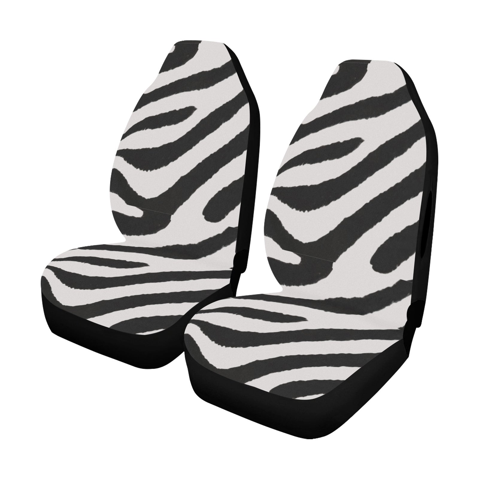 Zebra Stripes Car Seat Covers|Airbag Compatible(Set of 2)