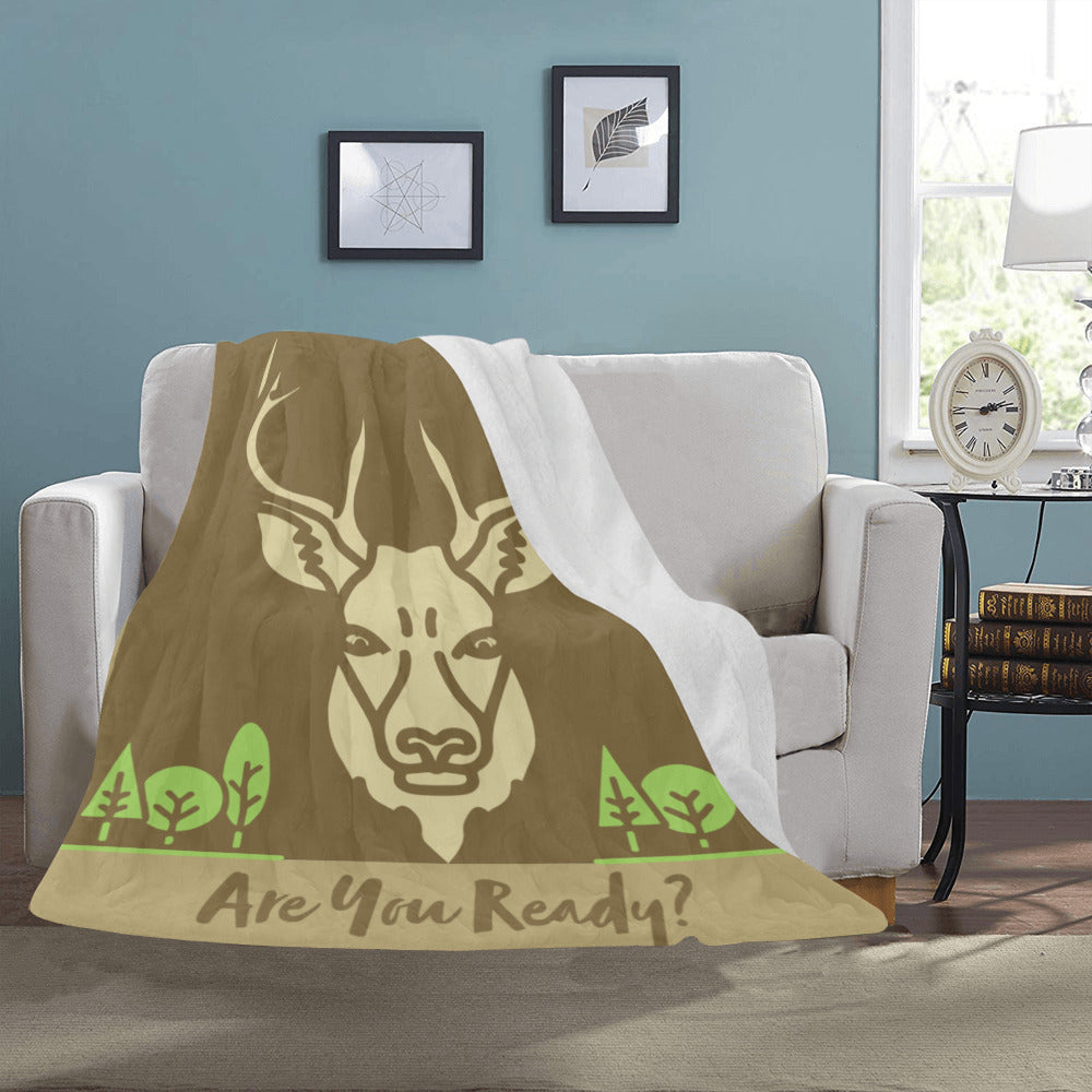 Are You Ready for Deer Season Ultra-Soft Micro Fleece Blanket 50