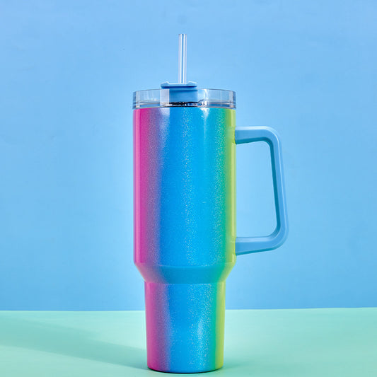 Colorful Double-layer Stainless Steel Vacuum Insulation Tumbler