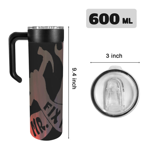 Mr Fix It 20oz Insulated Water Bottle with Screw On Handle