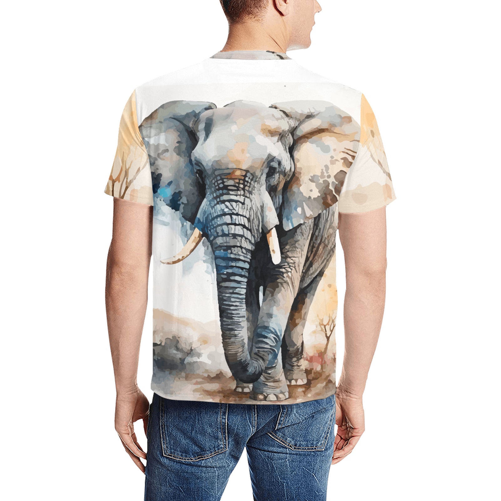 Men's Animal Lover Designs Printed T-shirt (Made In USA)