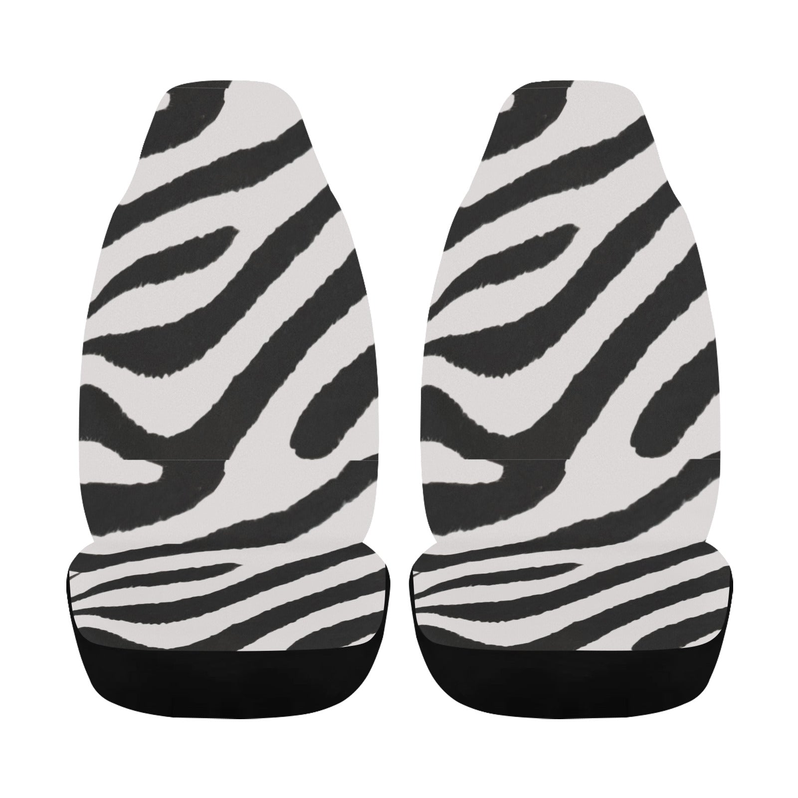 Zebra Stripes Car Seat Covers|Airbag Compatible(Set of 2)