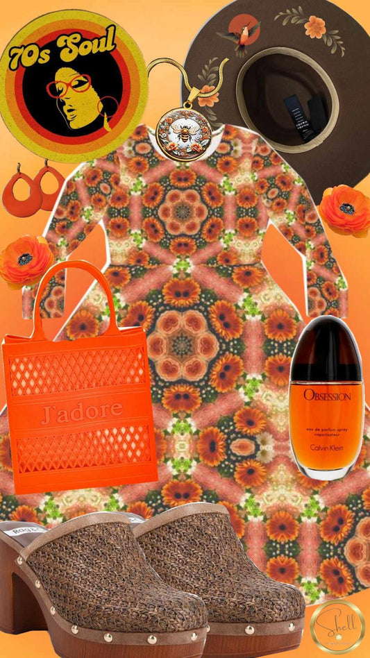 70's Soul Orange Dress Mix & Match Bundle