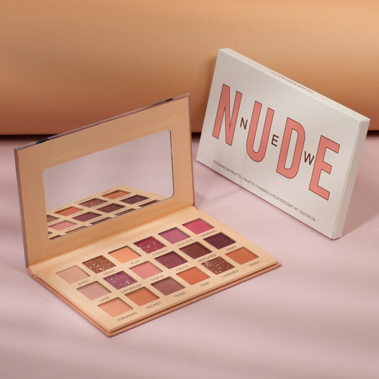 Nude 18-color Desert Rose Earth Colors Matte Pearlescent Eyeshadow Palette