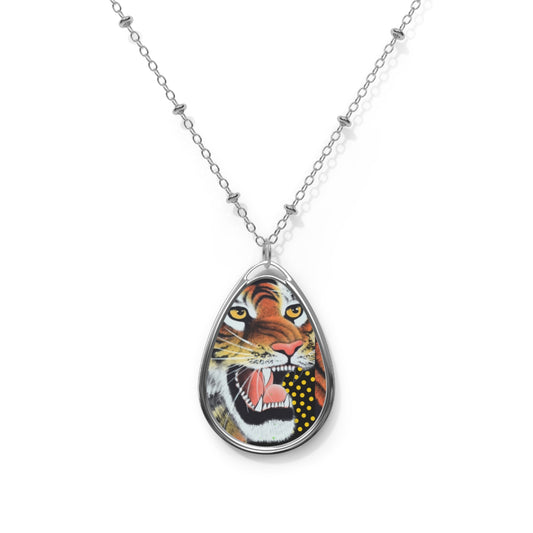 Tiger Fan's Oval Necklace
