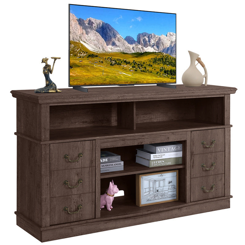 Vintage Home Wooden Entertainment Center for up to 60