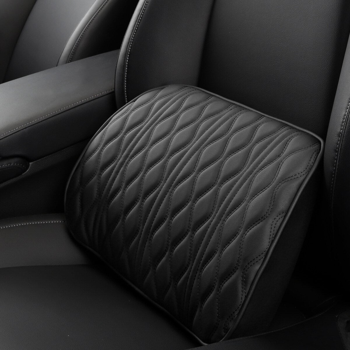 Car Interior Seat Memory Foam Headrest & Lumbar Support