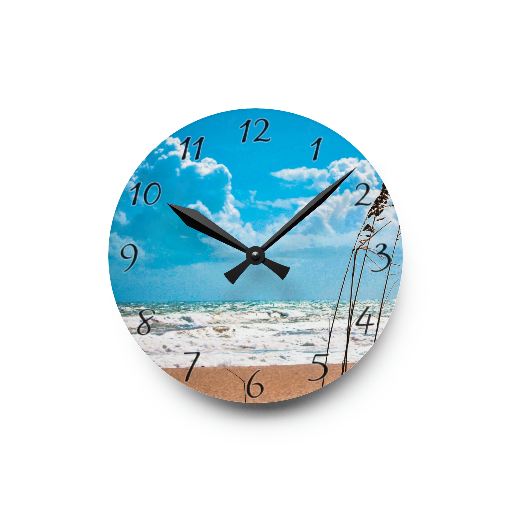 Horloge murale en acrylique mers agitées