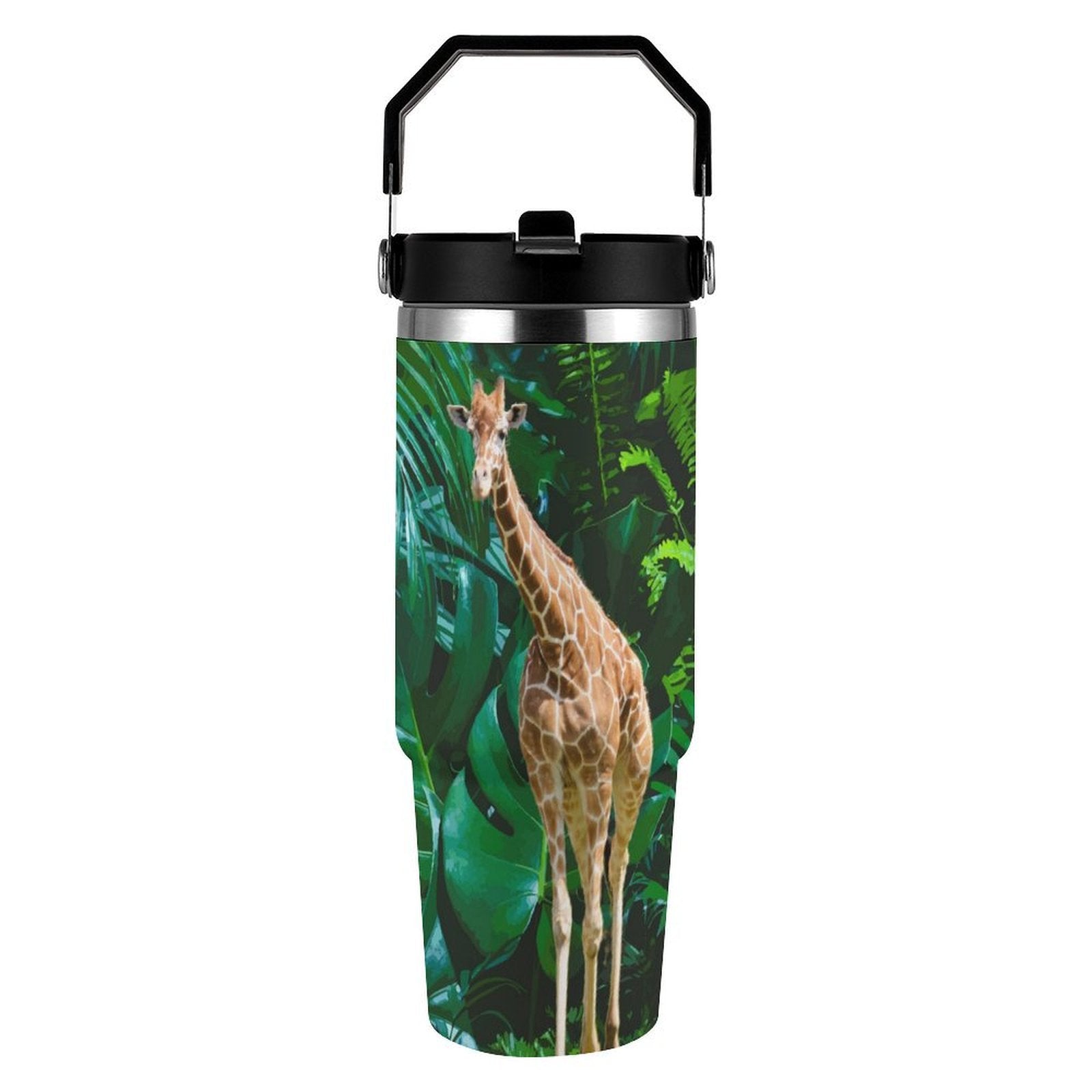 Tall Giraffe 30 oz Water Bottle