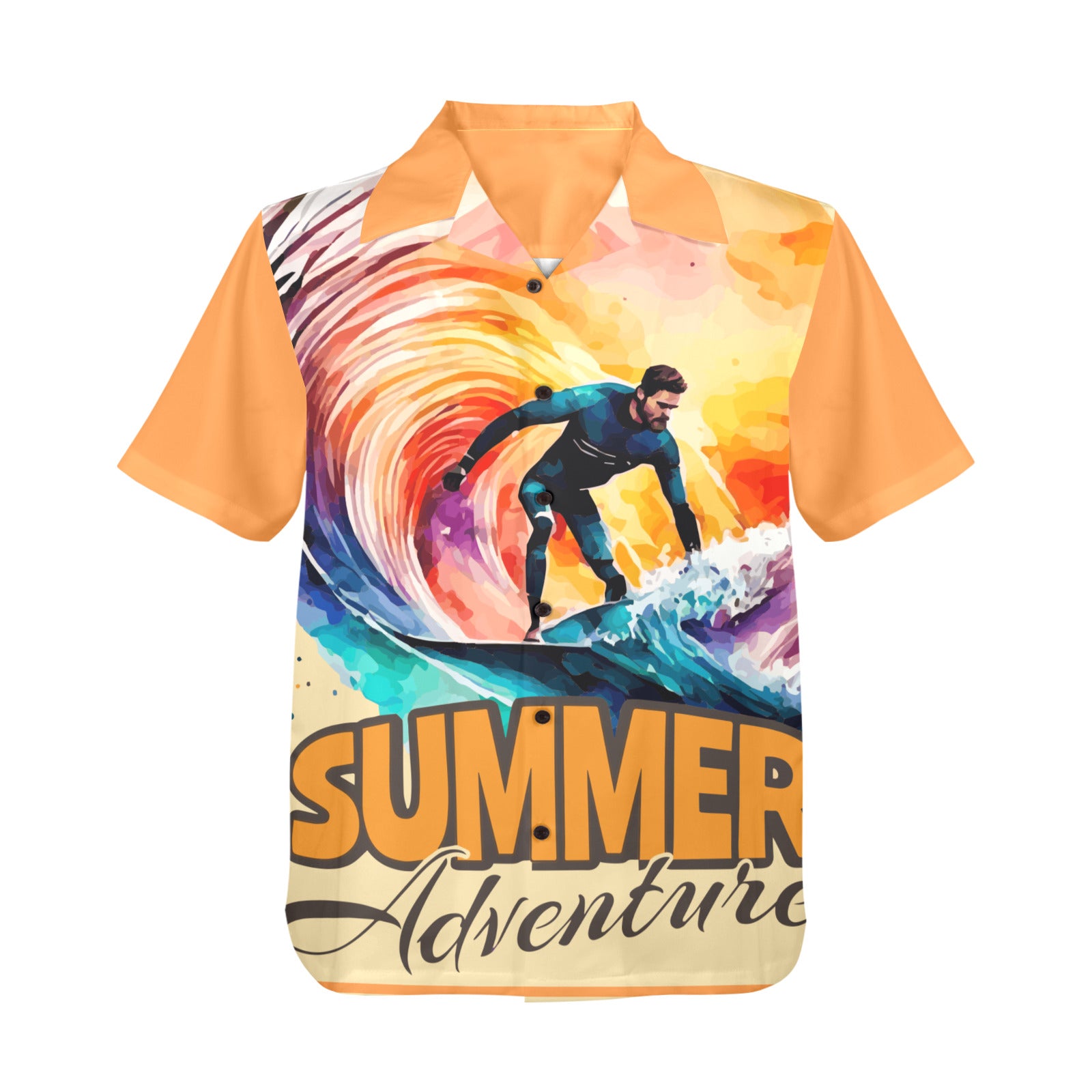Summer Adventures Men's Hawaiian Shirt