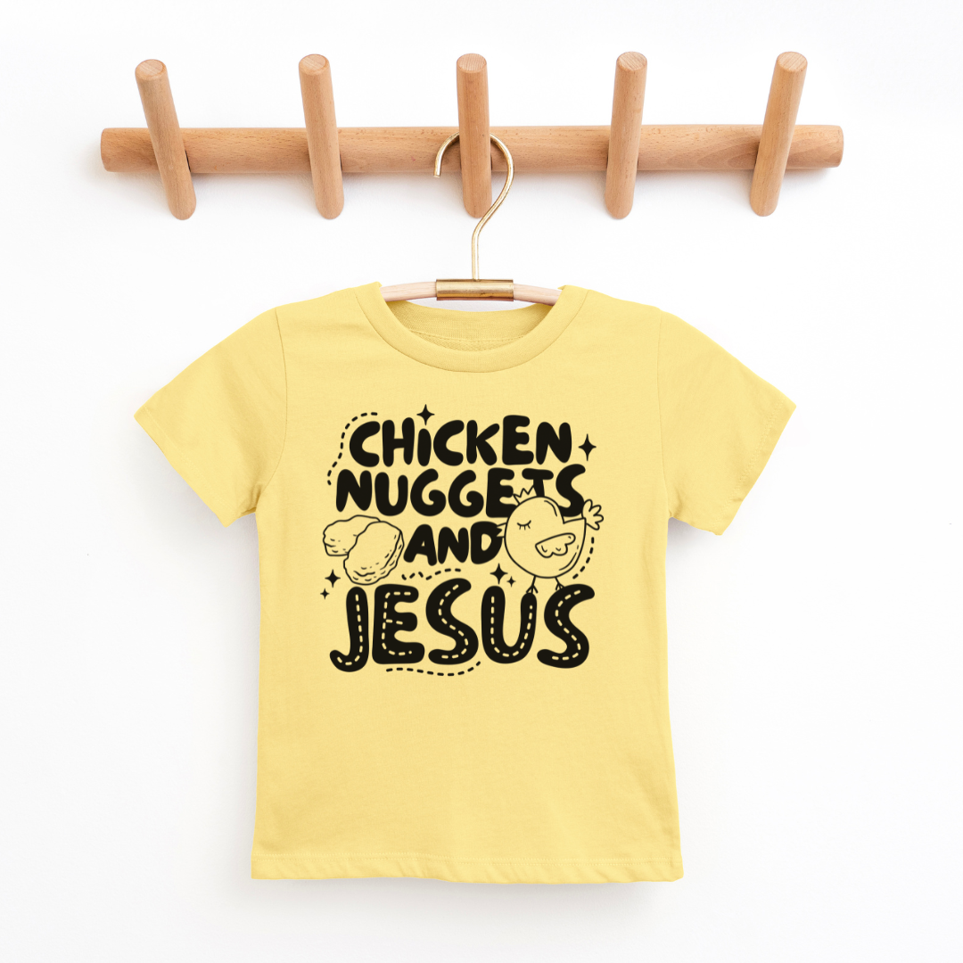 Child's Chicken Nuggets & Jesus Graphic T-shirt