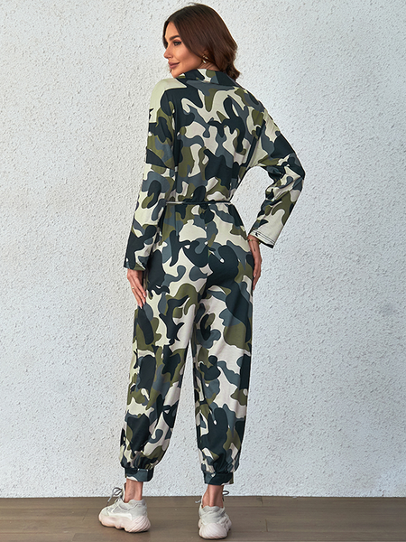 Women's Casual Camouflage Jumpsuit up to 5XL - Shell Design Boutique