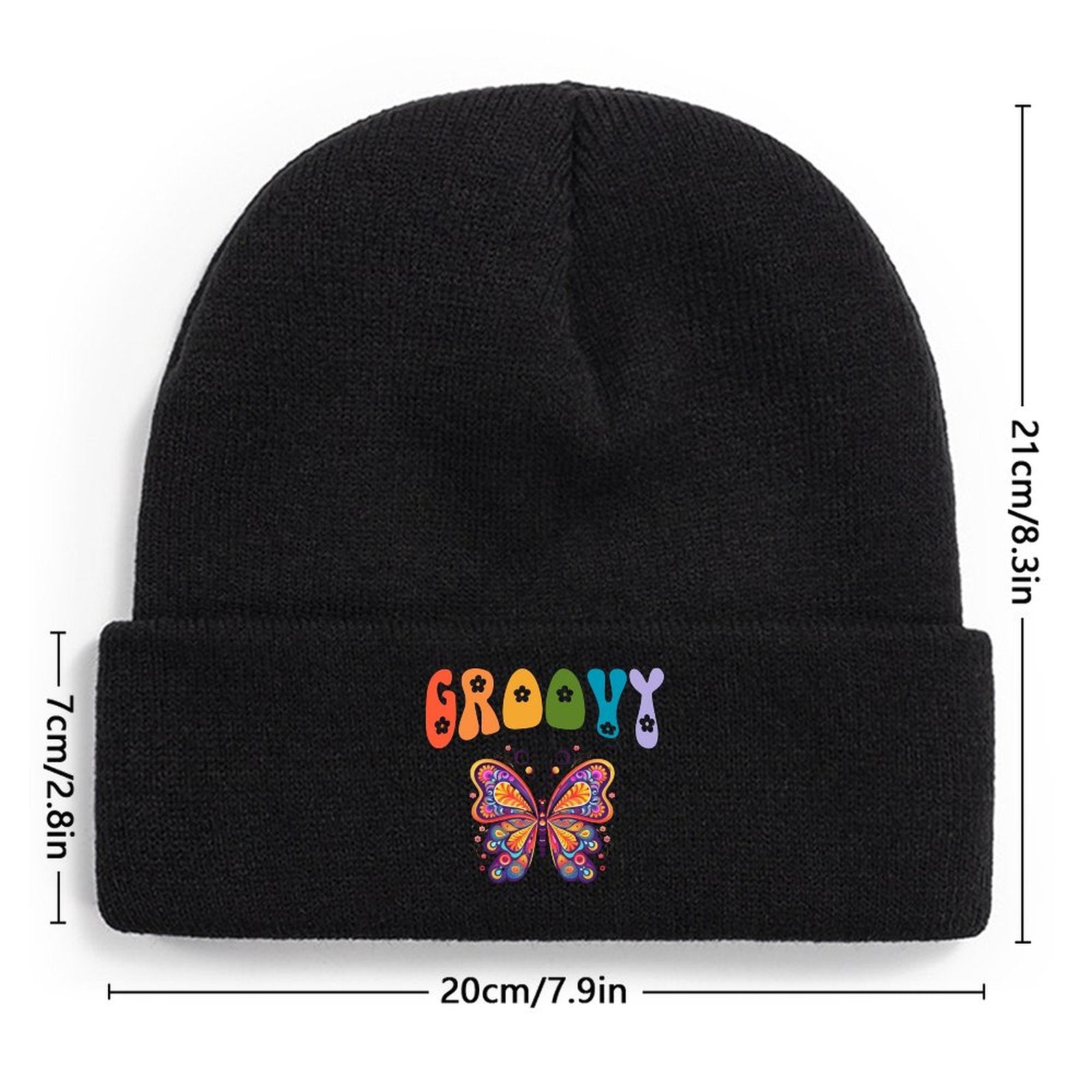 DTF 300gsm Knit Warm Winter Hats(Front Printing)