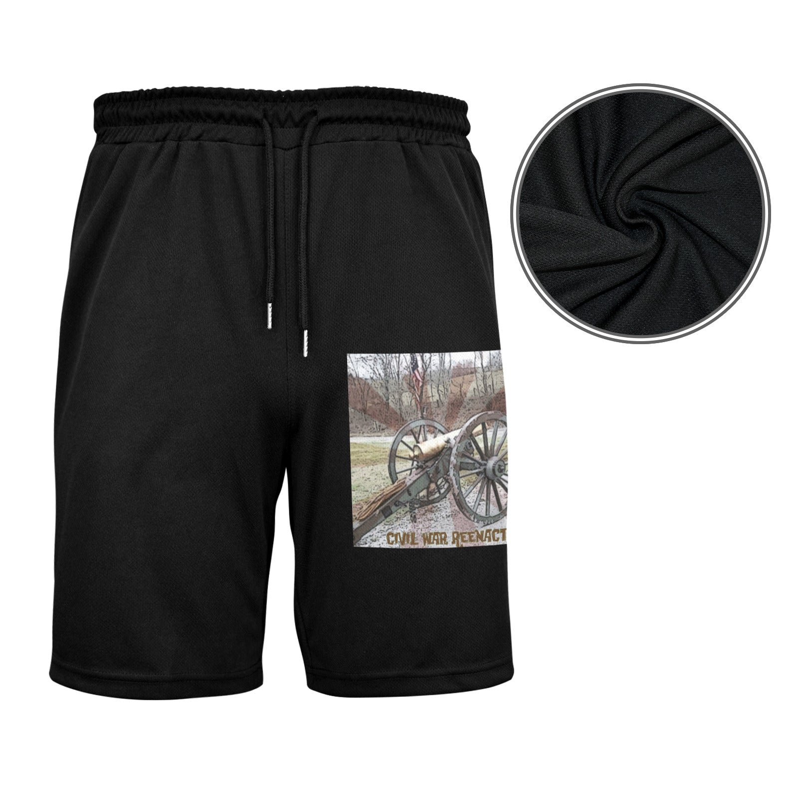 Civil War Reenactor Men's Casual Shorts (Made in USA)