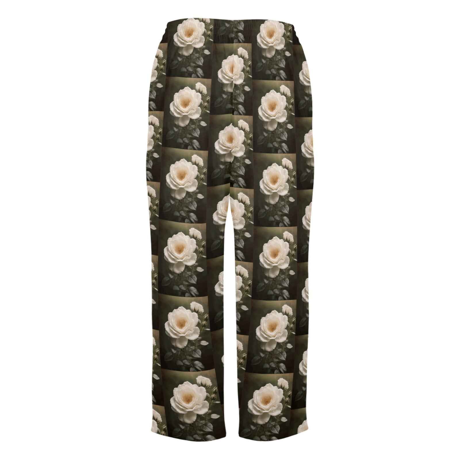White Rose Women's Pajama Trousers Without Pockets