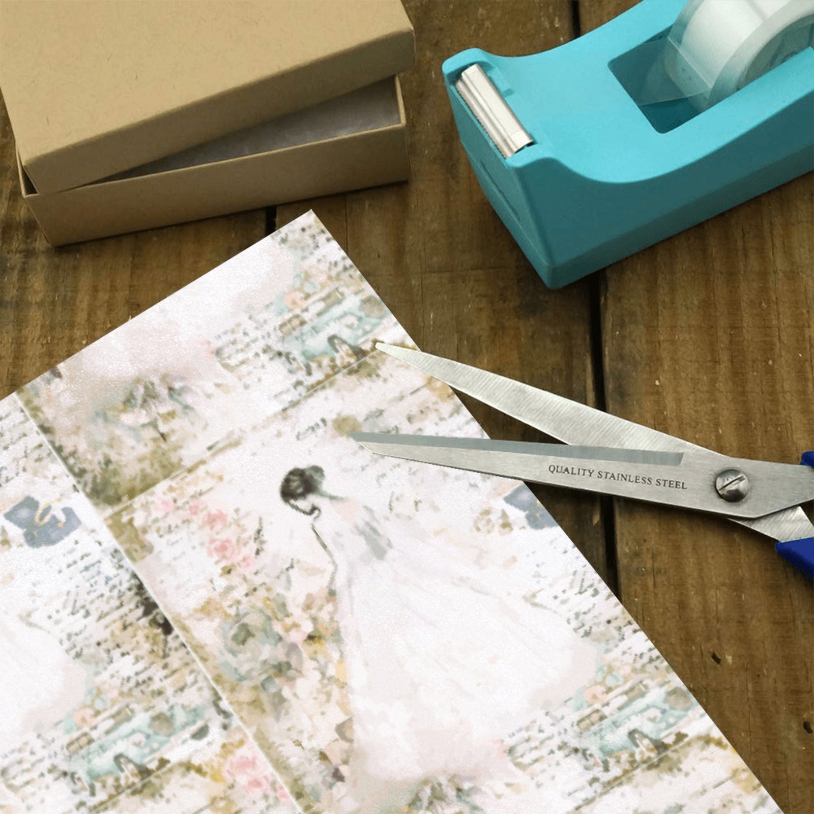 Vintage Bride Wedding Custom Gift Wrapping Paper - 58