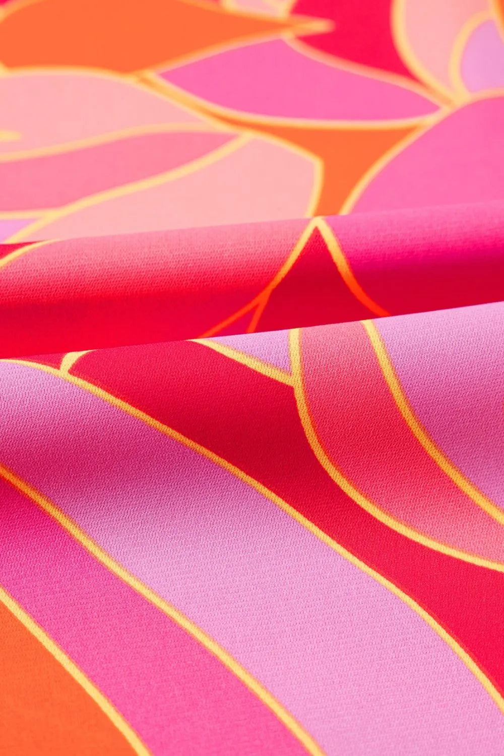 Abstract Floral Print Sleeveless Shift Mini Dress