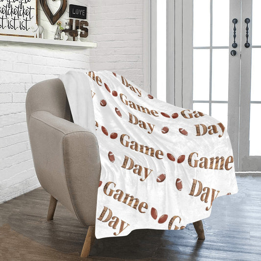 Football Game Day Ultra-Soft Micro Fleece Blanket 40" x 50" (Made in USA)