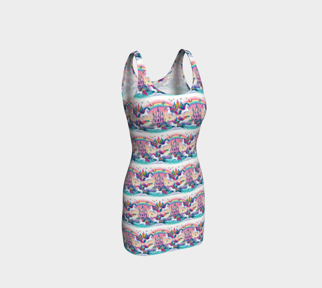 Unicorns and Castles Mini Bodycon Dress