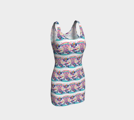 Unicorns and Castles Mini Bodycon Dress