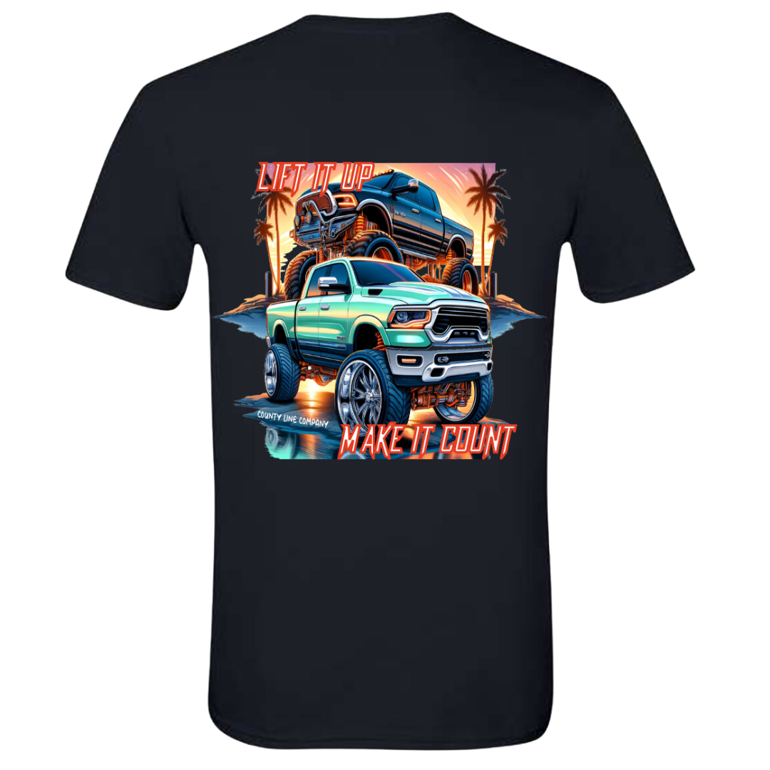 Lift It Up Make It Count Graphic Tee