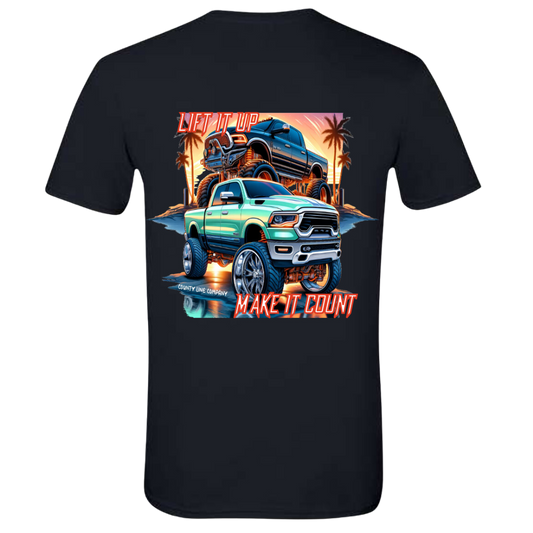 Lift It Up Make It Count Graphic Tee