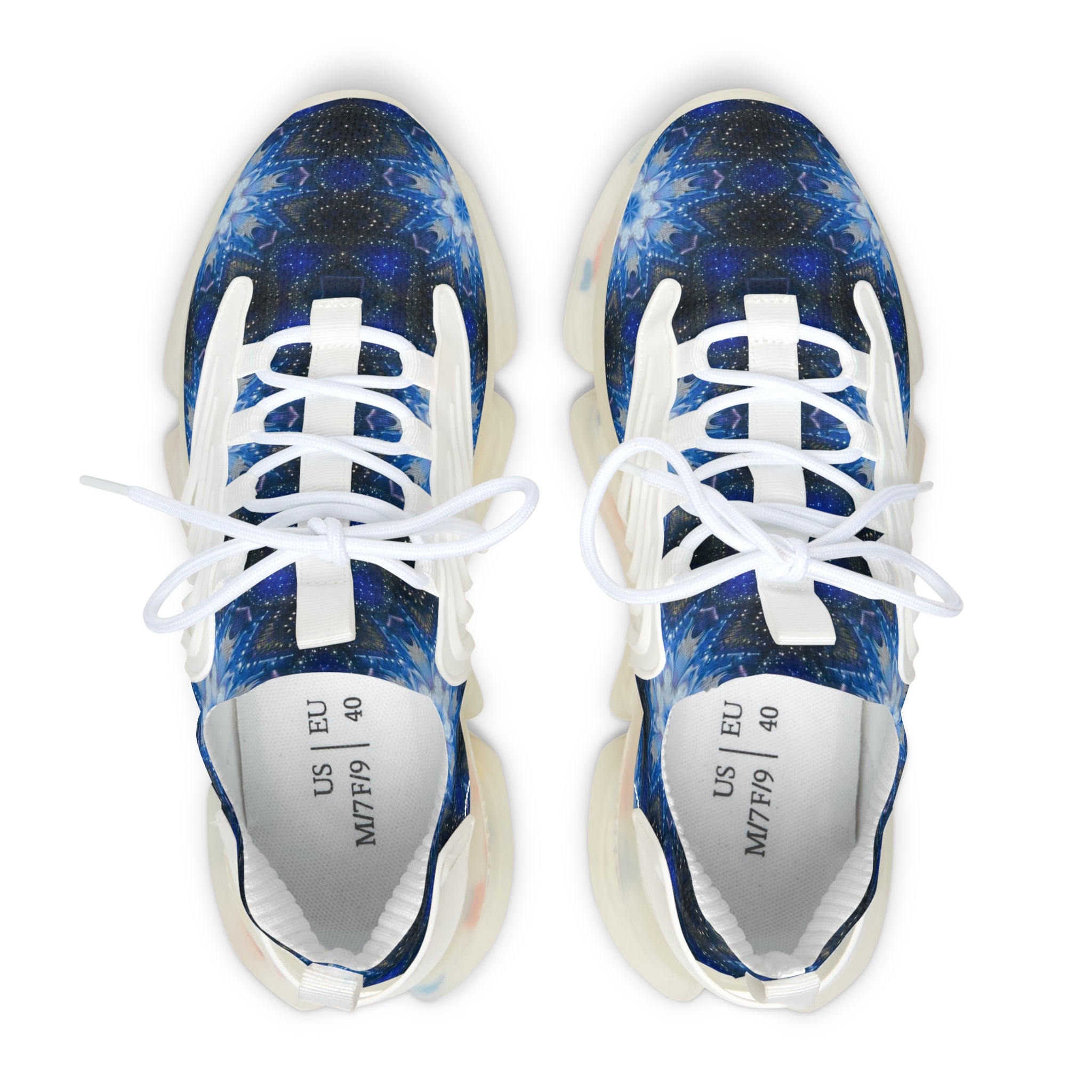 Women's Blue Star Mesh Sneakers