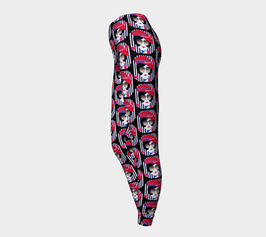 Parlez-vous Francais? French Girl Leggings