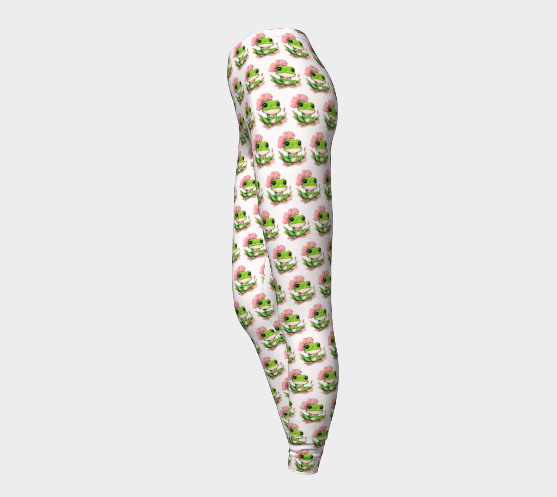 Women's Frogs on Lily Pads Leggings