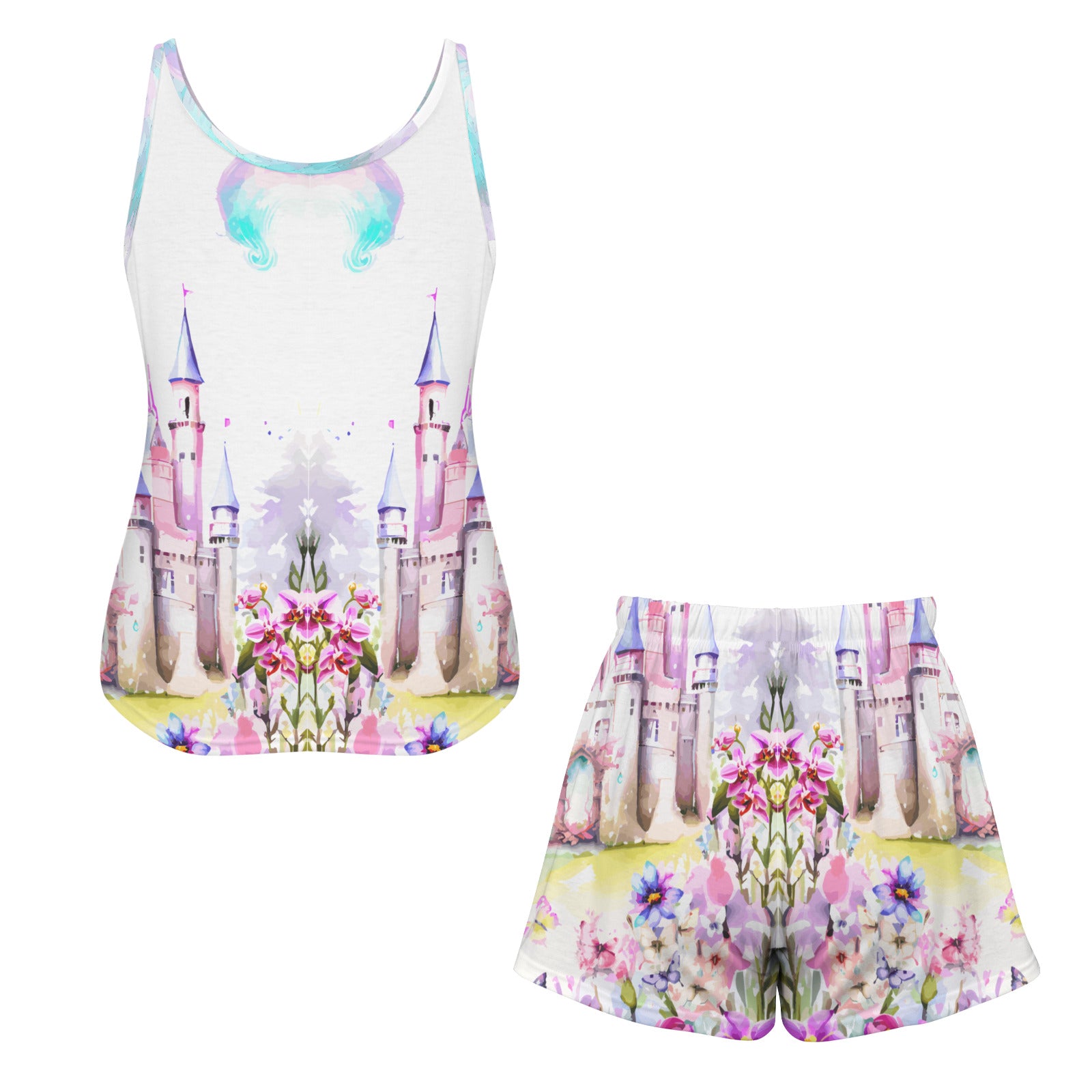 Fantasy Life Women's Tank Top & Shorts Pajama 2-piece Set  | Ships from USA