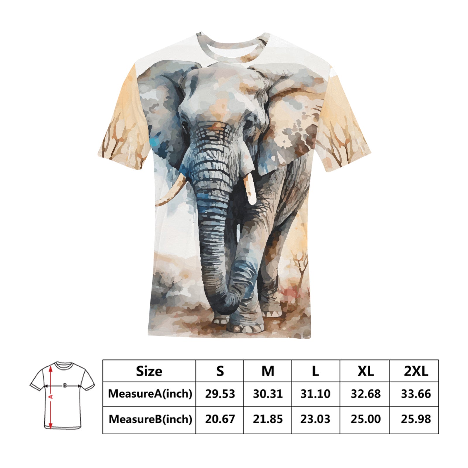 Men's Animal Lover Designs Printed T-shirt (Made In USA)