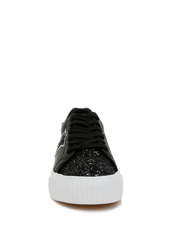 Merida Glitter Patch Chunky Sneakers