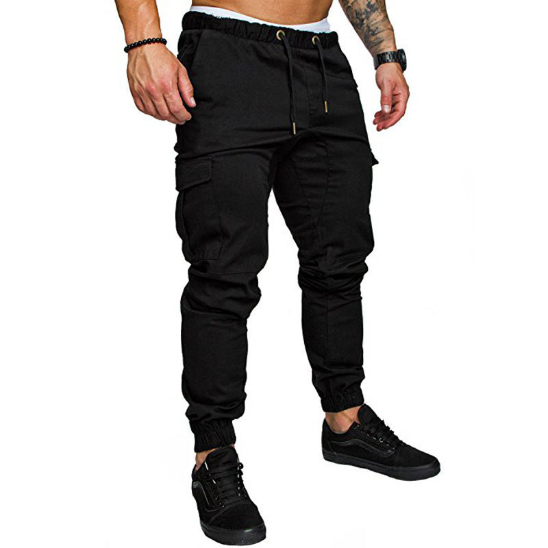 Men's Woven Fabric Baggy Casual Jogger Pants