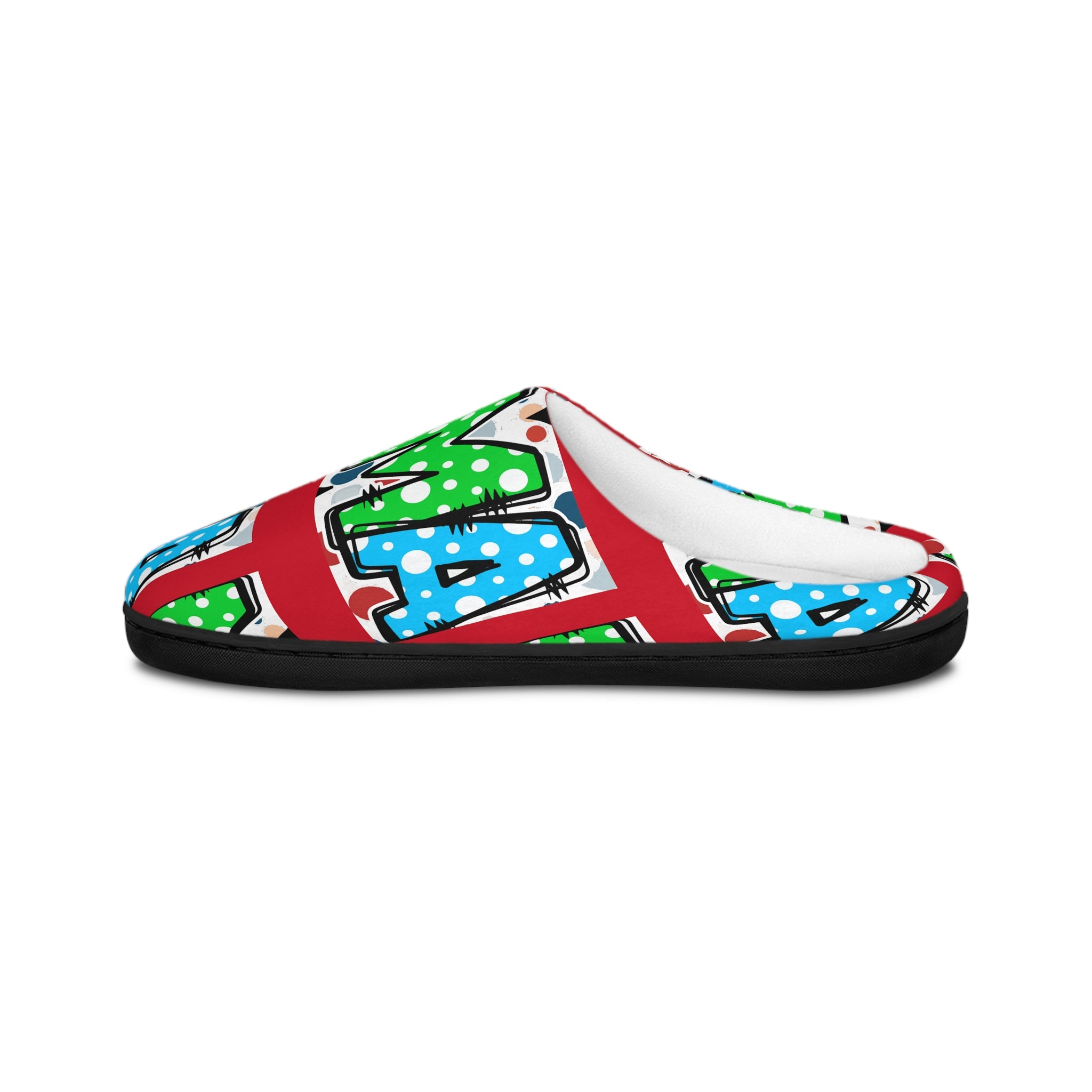 Women's Mama Printed Indoor Slippers House Shoes