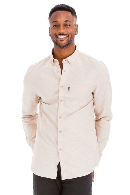 Men's Weiv Casual Long Sleeve Shirt