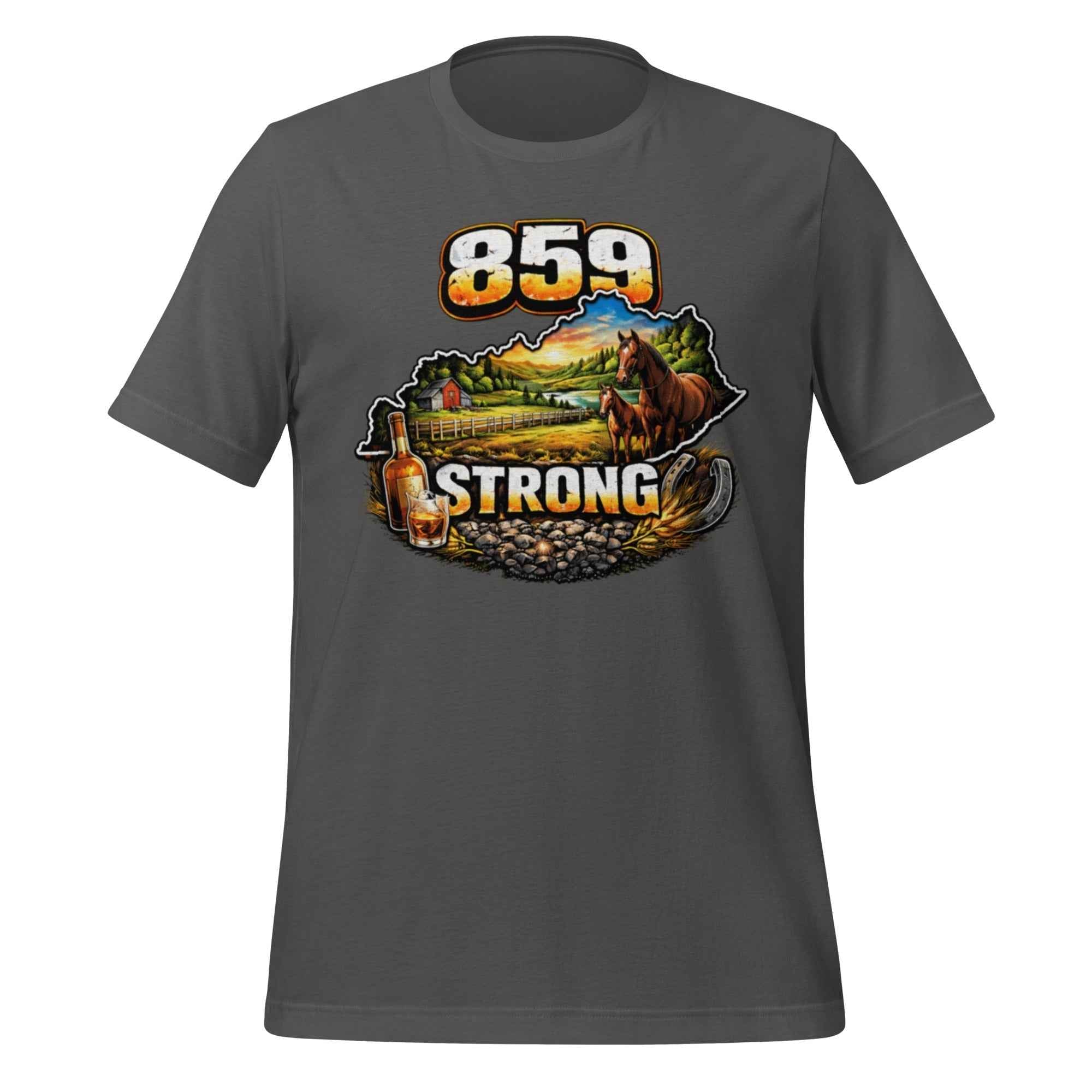 859 Strong T-Shirt | Bourbon & Horse Country Design | Classic Cotton