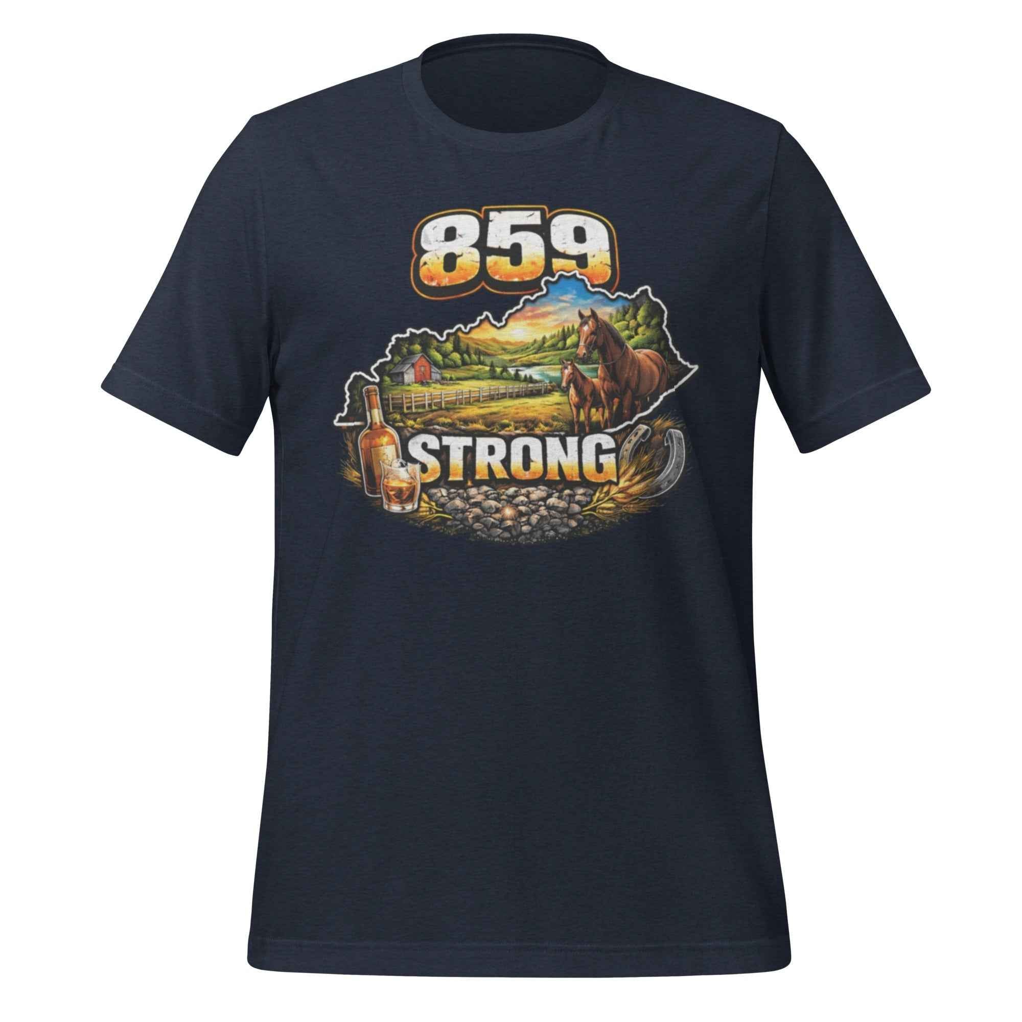 859 Strong T-Shirt | Bourbon & Horse Country Design | Classic Cotton