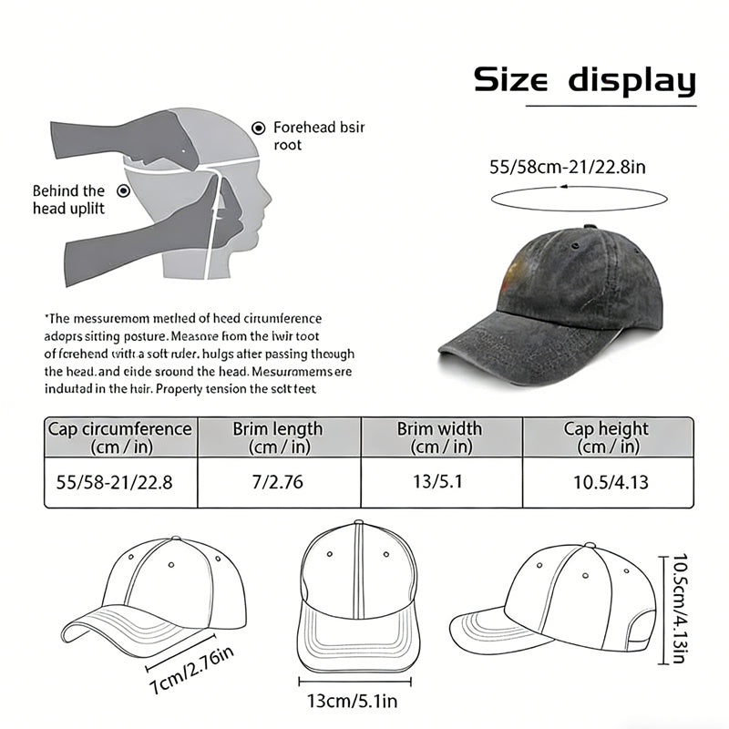 Best Mom Ever Hat For Women, Adjustable Embroidered Wash Cotton Baseball Cap