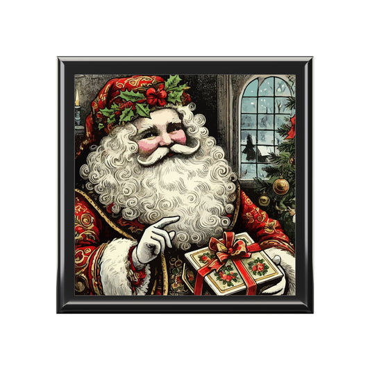 Jolly Old St Nick Jewelry Box