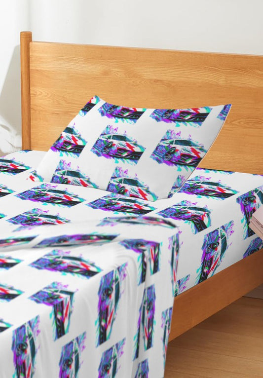 Fast Sports Car Twin Size Sheet Set - 3 pieces