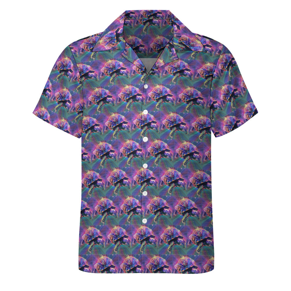 Men's Supersonic Turtle Cuban Collar Button Shirt