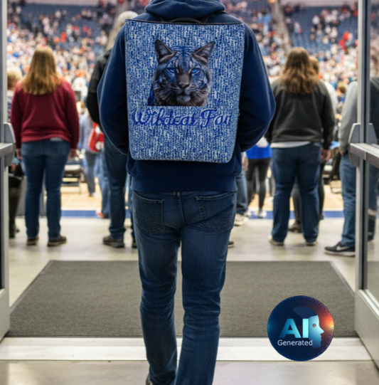 Wildcat Fan Vegan Leather Backpack