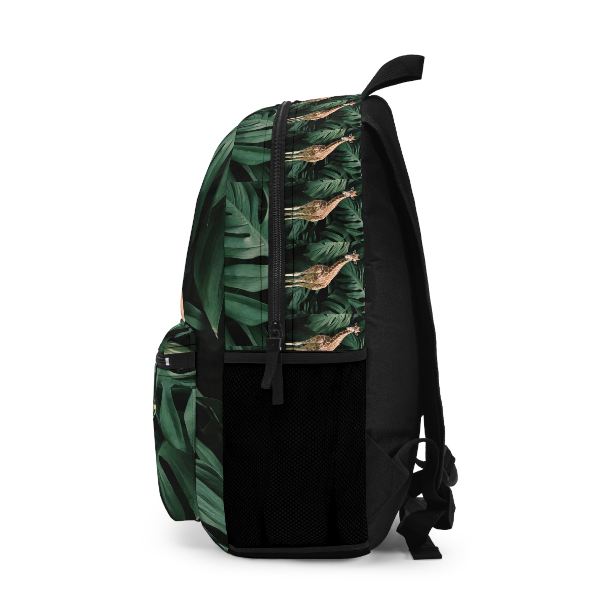 Giraffe Jungle Print Backpack | Personalized Name I Love Giraffes