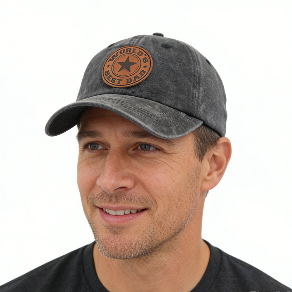 World's Best Dad Adjustable Wash Cotton Baseball Cap